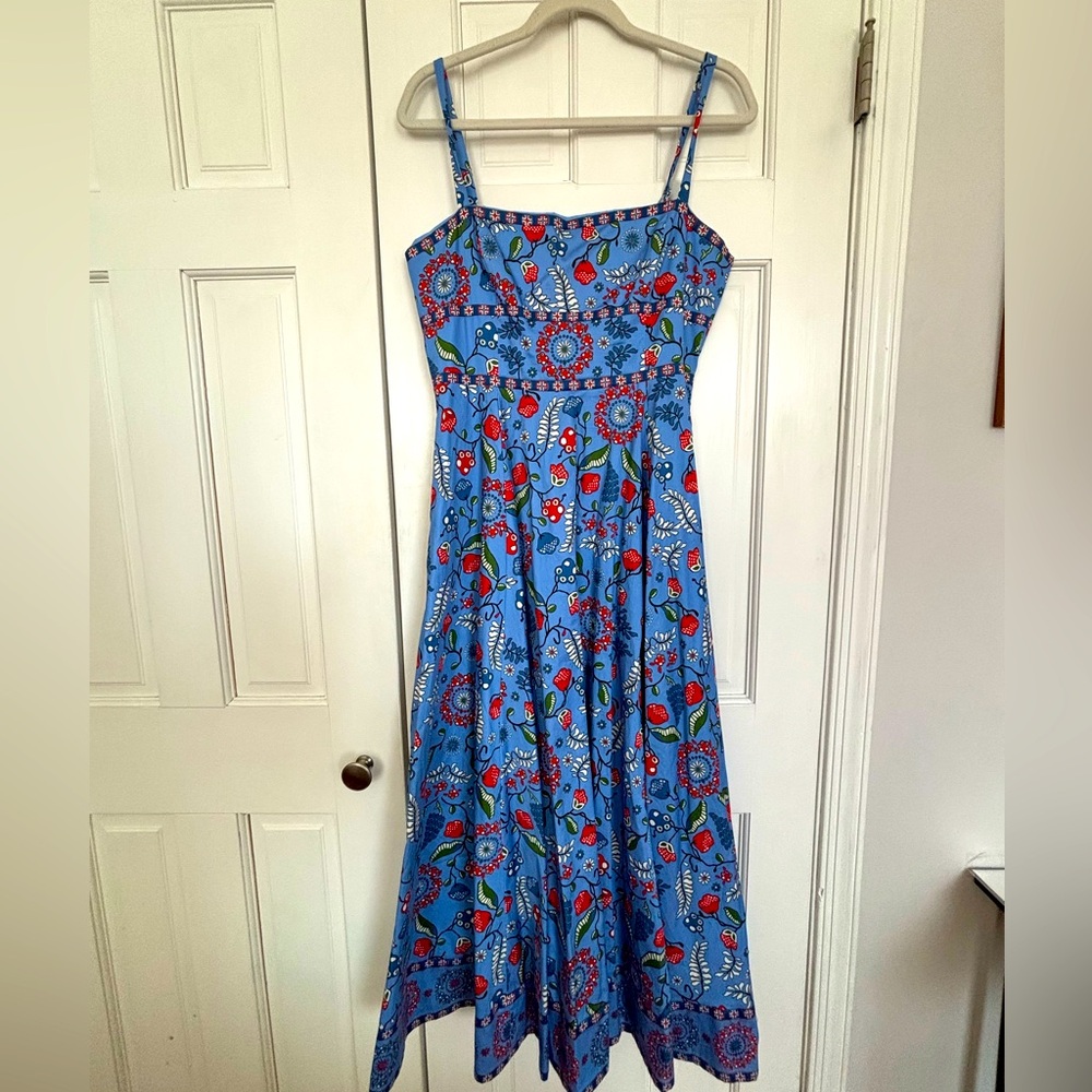 Swedish Floral Blue Margot Hill House Dress
Worn 2x